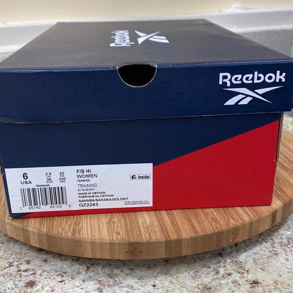 NIB Reebok F/S Hi Sahara GoldMt. Lace up sneakers - Picture 5 of 13